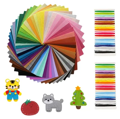 Produktbild von Bastelfilz - 66 Farben - Zum Basteln und Gestalten - 20 x 30 cm