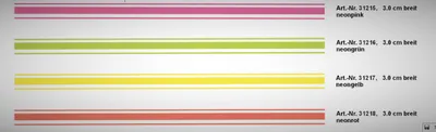 Produktbild von Aufkleber Rallye- Streifen 400 x 3 cm, neon-gelb!