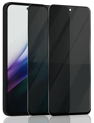 Zdjęcie produktu dla 2-pak Xiaomi Redmi 15 Privacy Szkło ochronne na ekran - Szkło hartowane 9H - Super jakość 3D