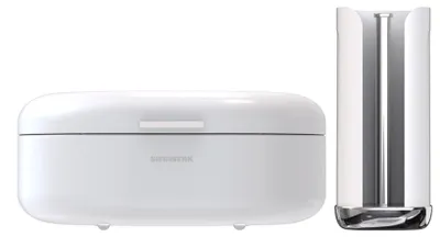 Produktbild von SIEGWERK Kombiangebot Brotkasten PANEA L & Rollenhalter Pure Snow