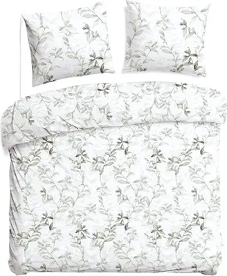 Produktbild von Bettwäsche, Baumwollbettwäsche 160x200 BaumwolleLove 71488-1 Blätter