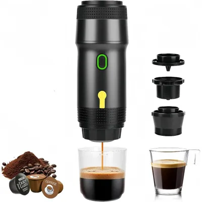 C70A 12V Auto Kaffeemaschine Tragbar - Espresso Maker Für Camping & Reise