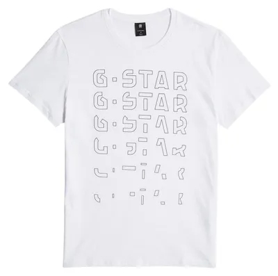 Produktbild von G-Star - T-Shirt für Herren, Rundhalsausschnitt GT22264 (L) (Weiß)