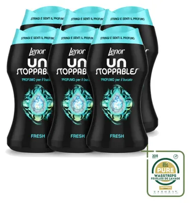 Produktbild von 6 x Lenor Unstoppables Wäscheparfüm Fresh - 140 g - Vorratspackung - 6 Stücke