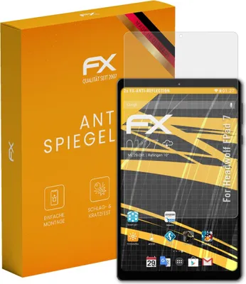 Produktbild von atFoliX FX-Antireflex 2x Schutzfolie kompatibel mit Headwolf FPad 7 Displayfolie
