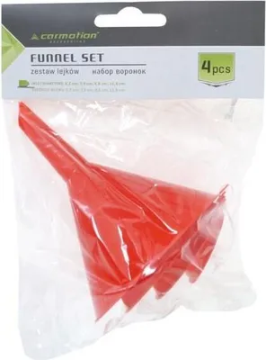 Immagine prodotto di Set di imbuti in plastica, 4 pezzi.