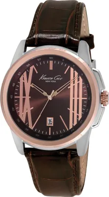 Produktbild von Kenneth Cole New York Herren-Armbanduhr Analog Leder 10018778 / KC8096