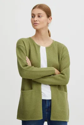 Produktbild von OXMO OXMiline - 21800085ME Damen Strickjacke Cardigan Fein-Strick