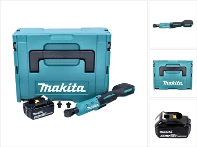 Produktbild von Makita DWR 180 T1J Akku Ratschenschrauber 18 V 47,5 Nm 1/4" 3/8" + 1x Akku 5,0 Ah + Makpac - ohne Ladegerät