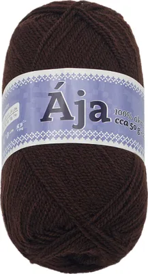 Zdjęcie produktu dla Przędza ÁJA - 50 g / 217 m - czekoladowa