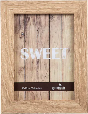 Produktbild von Goldbuch Porträt-Fotorahmen „Dream“ naturfarben, 13 x 18 cm, MDF, modernes Holzdesign