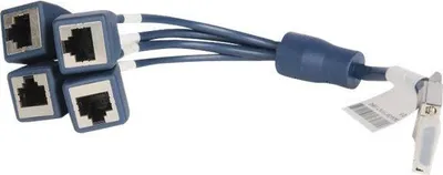 Produktbild von HP X260 mini D-28 to 4-RJ45 0.3m Router Cable