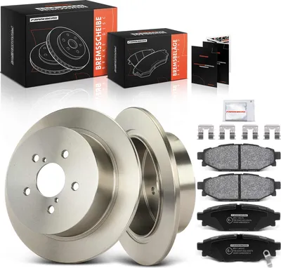 Produktbild von Frankberg 2x Bremsscheiben 4x Bremsbeläge Hinterachse für Subaru Legacy IV Legacy IV Station Wagon Outback