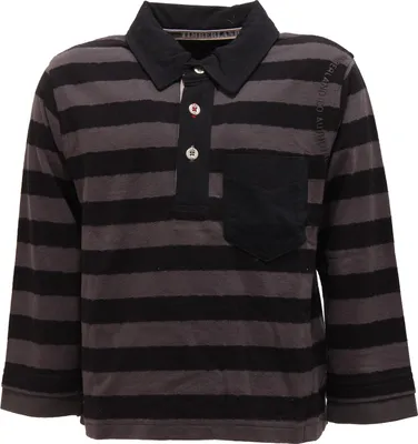 Immagine prodotto di 757T polo bimbo  TIMBERLAND nero/grigio manica lunga polo long sleeve kid