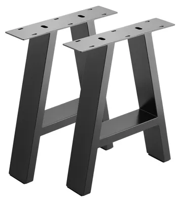 Produktbild von SOTECH Bankgestell A-FRAME 400 x 320 mm – schwarz, Stahl (2er Set)