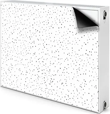 Produktbild von Magnet Heizkörper Heizkörper-Abdeckung Heizkörperabdeckung 110x60 cm  - Chaotische Punkte