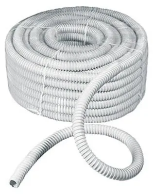 Zdjęcie produktu dla Wąż elastyczny, trudnopalny, 320N, 10/14,6 mm, 30 m, szary