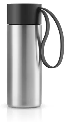 Doppelwandiger Thermobecher To-Go 355 ml schwarz