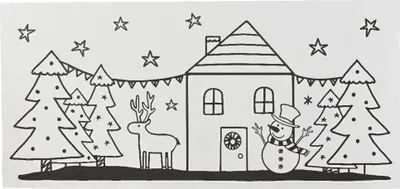 Obrázek produktu pro Fensterdeko Weihnachten sw