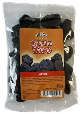 Produktbild von Rexim Lakritz Zoo 200g