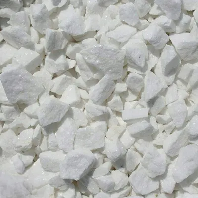 Produktbild von Thassos Marmorsplitt, schneeweiß, 10 kg, 8-16 mm
