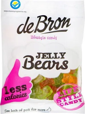 Produktbild von de Bron Jelly Bears sugarfree 90g