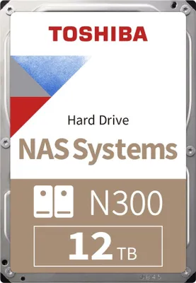 Imagen del producto de Toshiba N300 NAS HDD 12TB 3.5" SATA 6Gb-s 7200rpm