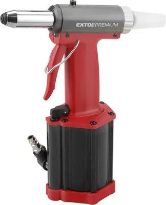 Obrázok produktu pre Pneumatická nitovačka EXTOL kompozitová, Ø nitov 2,4 - 4,8 mm, 8865070