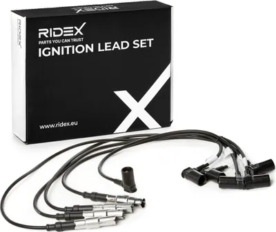Produktbild von RIDEX 685I0033 Zündkabelsatz Zündleitungssatz passend für MERCEDES-BENZ 190 (W201) Stufenheck (W124) VITO / MIXTO Kasten (W639) für AUDI A4 Avant
