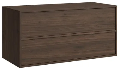 Immagine prodotto di Badplaats Mobile Sottolavabo Mali 100 cm – Noce – Mobile Bagno – Mobile Sospeso