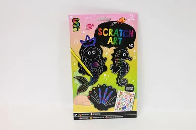 Produktbild von Scratch-off Aufkleber Meerjungfrau 95066