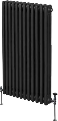 Obrázek produktu pro Tradiční třísloupový radiátor - 1500 x 562 mm - černý