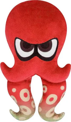Produktbild von Splatoon Octopus Plüschtier Kuscheltier Stofftier 23cm Inkling rot Nintendo