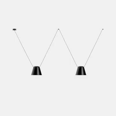 Obrázek produktu pro LEDS-C4 Podkroví 2 X E27 23 matná černá