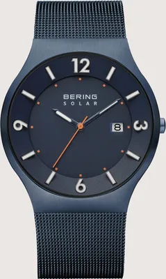 Produktbild von BERING Solar Herrenuhr blau 14440-393