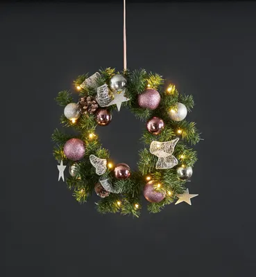 Produktbild von Star Trading LED-Tannenkranz "Noel", ca. 40 cm Ø,