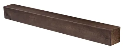 Produktbild von levandeo Wandregal Holz Massiv 100x10cm Nussbaum Farbig Wandboard Regal Vintage