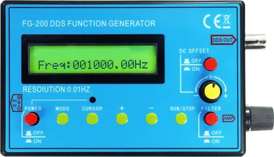 Obrázek produktu pro Funkční generátor signálu 0,01Hz?500KHz Sinusový generátor čtvercových a pilových vln Frekvenční modul generátoru signálu