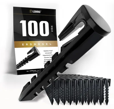 Obrázok produktu pre 100 kusov príslušenstva pre robotickú kosačku, kotviace prvky a príslušenstvo pre kosačky
