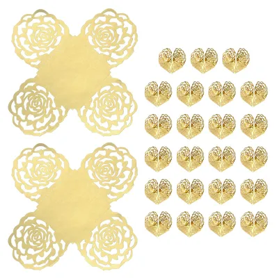 25 Truffelverpackungen aus Spiegelpapier, gold, 10,2 cm