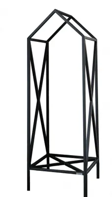 Produktbild von Holzaufbewahrung in schwarz von holz4home®