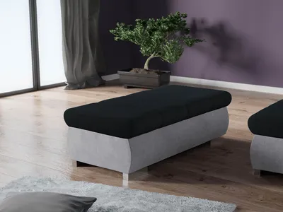 Obrázek produktu pro Taburet ANZU 1 - šedý / černý