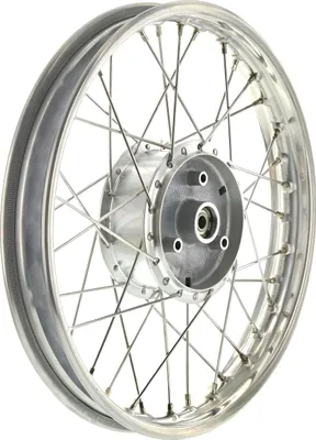 Produktbild von Speichenrad 1,6x16 Zoll Edelstahlfelge + Edelstahlspeichen + Tuning - Radnabe