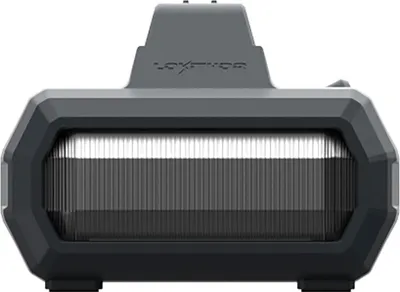 A product shot of a car jump starter.