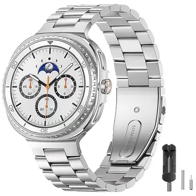 Obrázek produktu pro Solidchoice - Náramek pro chytré hodinky Galaxy Watch 9/8 - stříbrný