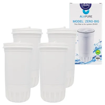 Immagine prodotto di Filtri per l'acqua Alapure, compatibili con ZeroWater CWF1003 / confezione da 4