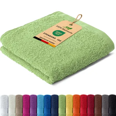 Produktbild von AR Line ARIZONA Handtuch-Serie – 500 g/m² Frottier in 9 Größen verfügbar, Größe: Seiftuch 30x30 cm, Farbe: Apfelgrün