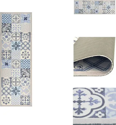 Obrázok produktu pre vidaXL Kuchynská rohožka umývateľná mozaika 45x150 cm - Podlahové rohože