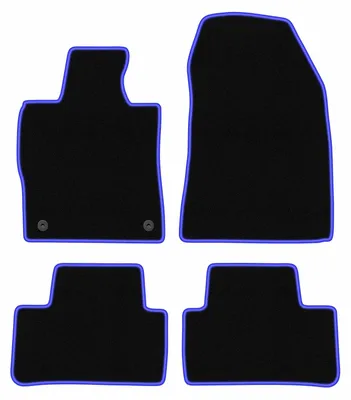 Immagine prodotto di Tappetini in velluto Nero/Blu per Opel Astra VI 2021- Set 4 pezzi