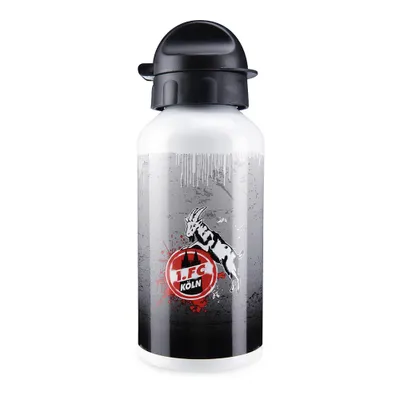 Zdjęcie produktu dla 1. FC Köln, butelka na wodę (aluminiowa), zdobiona graffiti, pojemność 0,5 litra, 0 sztuk